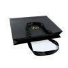 printed black paper bags with Gold Logo and spot UV