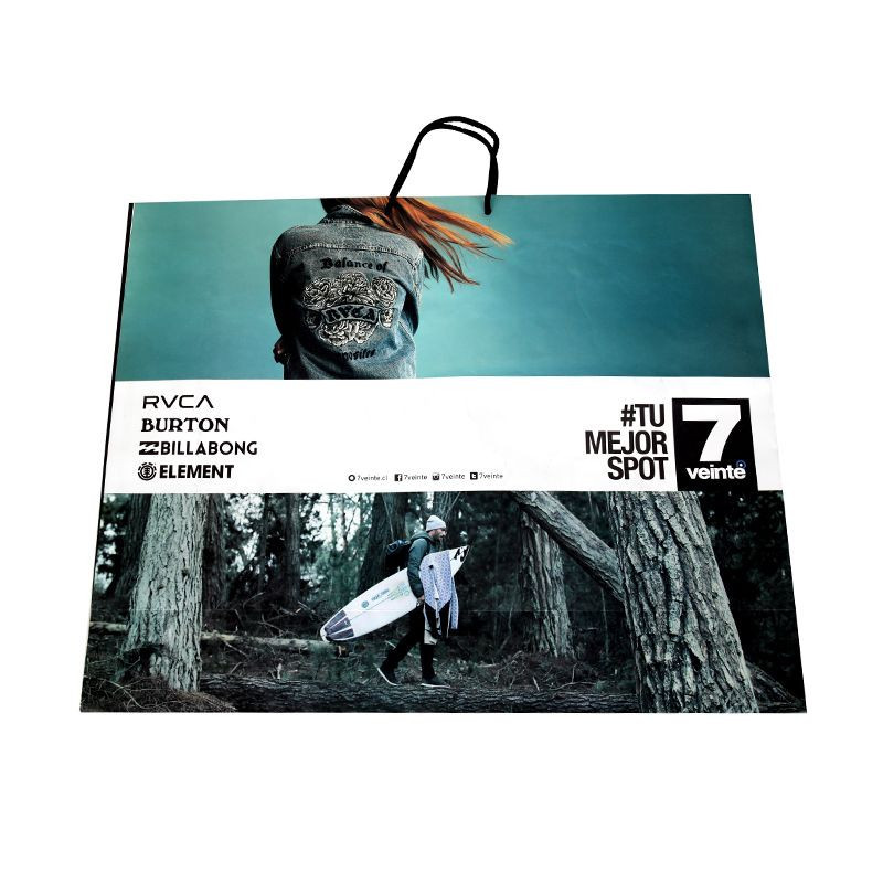 printed paper shopping bag with costomer design