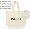 Custom 100% Cotton Canvas Tote Reusable Grocery Shopping Bag