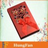 Nice Paper Cardboard Packaging Storage Chocolate Gift Box with Ribbon Tie