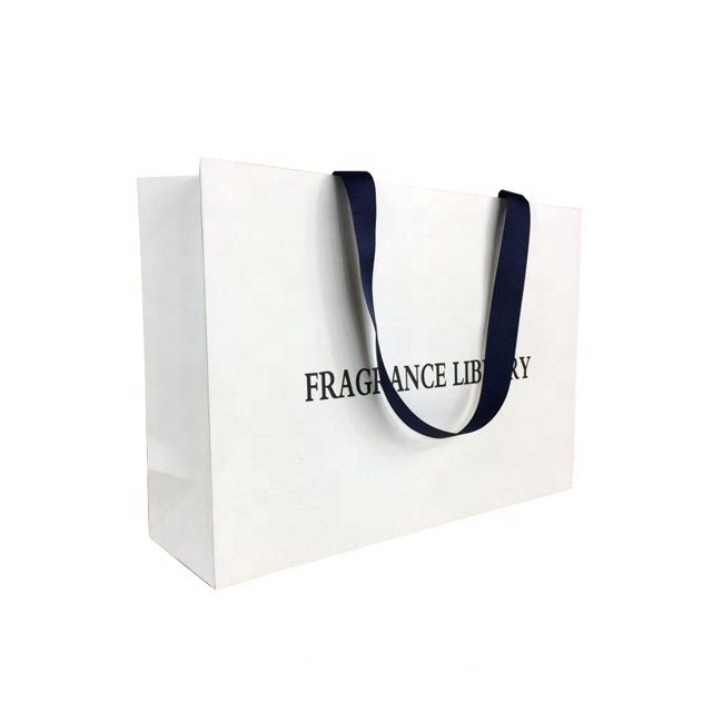 Garment Packaging Hot Stamping Custom Paper Gift Bag