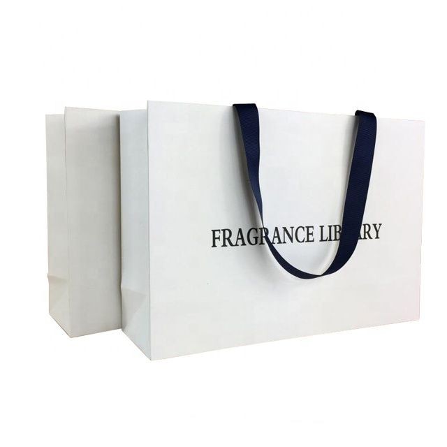 Garment Packaging Hot Stamping Custom Paper Gift Bag