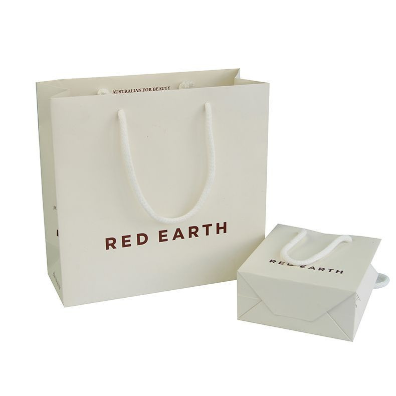 Garment Packaging printed Logo Custom Paper Gift Bag