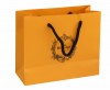 Customized Shopping Bag for Packaging Chocolates with Gold Logo