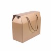 CARDBOARD black paper bags with handle