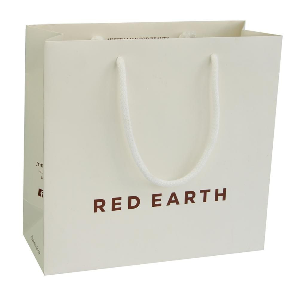 Garment Packaging printed Logo Custom Paper Gift Bag