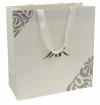 LUXURY PAPER SHOPPING BAG WITH RIBBON HANDLE