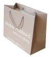 luxury Light shopping paper bag with OEM logo