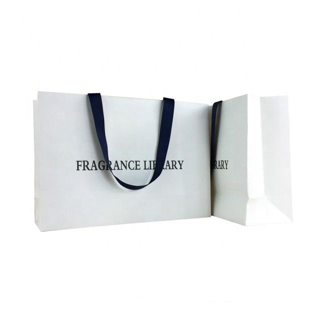 Garment Packaging Hot Stamping Custom Paper Gift Bag